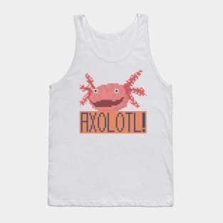 Axolotl Smile Pixel Tank Top